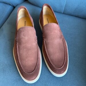 Magnanni Men's Chocolate Suede Slip-Ons Italiano